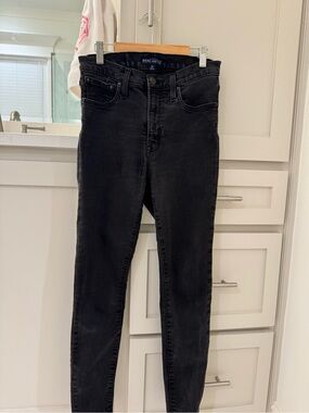 J crew Mercantile Black High-Rise Skinny Jeans